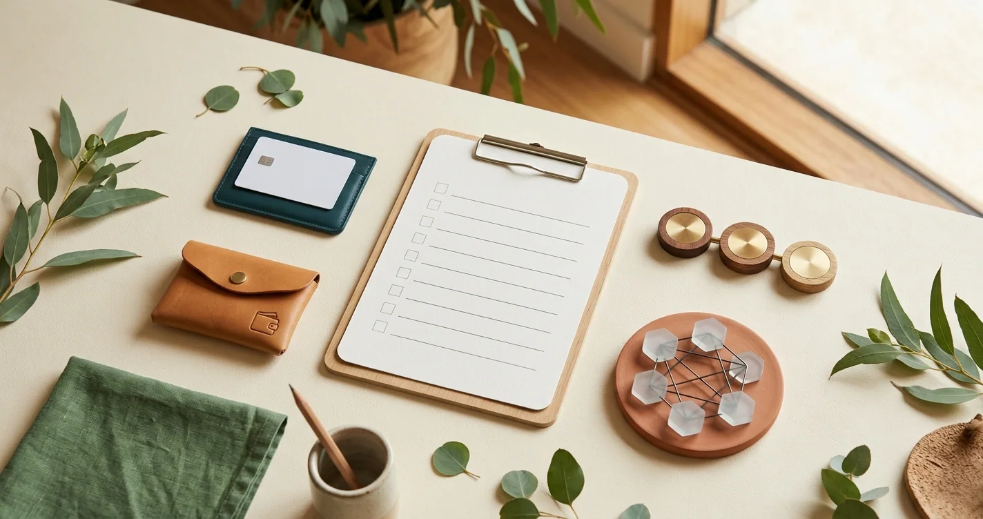 Conceptual Australian payment scene with card, wallet, bank and cryptocurrency choices